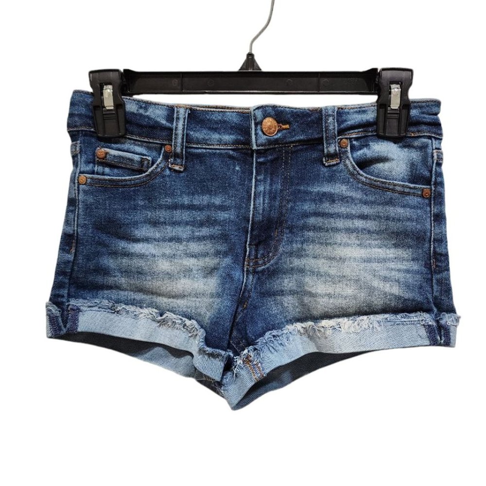 Celebrity Pink The Honey Jean Shorts Women's sz 26 Blue Distressed Cuffed Denim